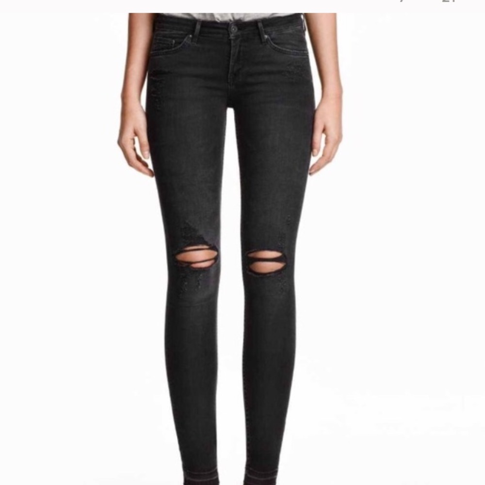 Super skinny low waist &Denim jeans by H&M